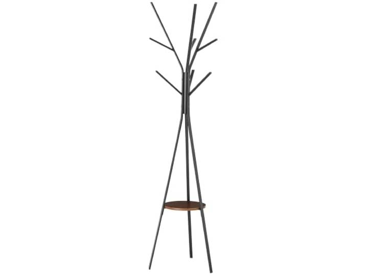 HOMCOM Porte-Manteau Trépied Design Contemporain 45L x 45l x 180H cm Marron Branches\, Étagère + 9 Patères\, Métal