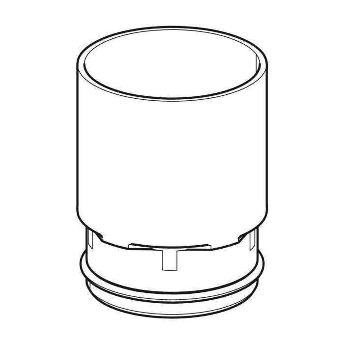 Geberit CleanLine Verlängerung 154316001 Höhe 8 cm, für Einlaufstutzen