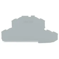 Wago 2002-2491 Abschluss- und Zwischenplatte,0,8 mm dick,grau 20022491  - 25 Stück