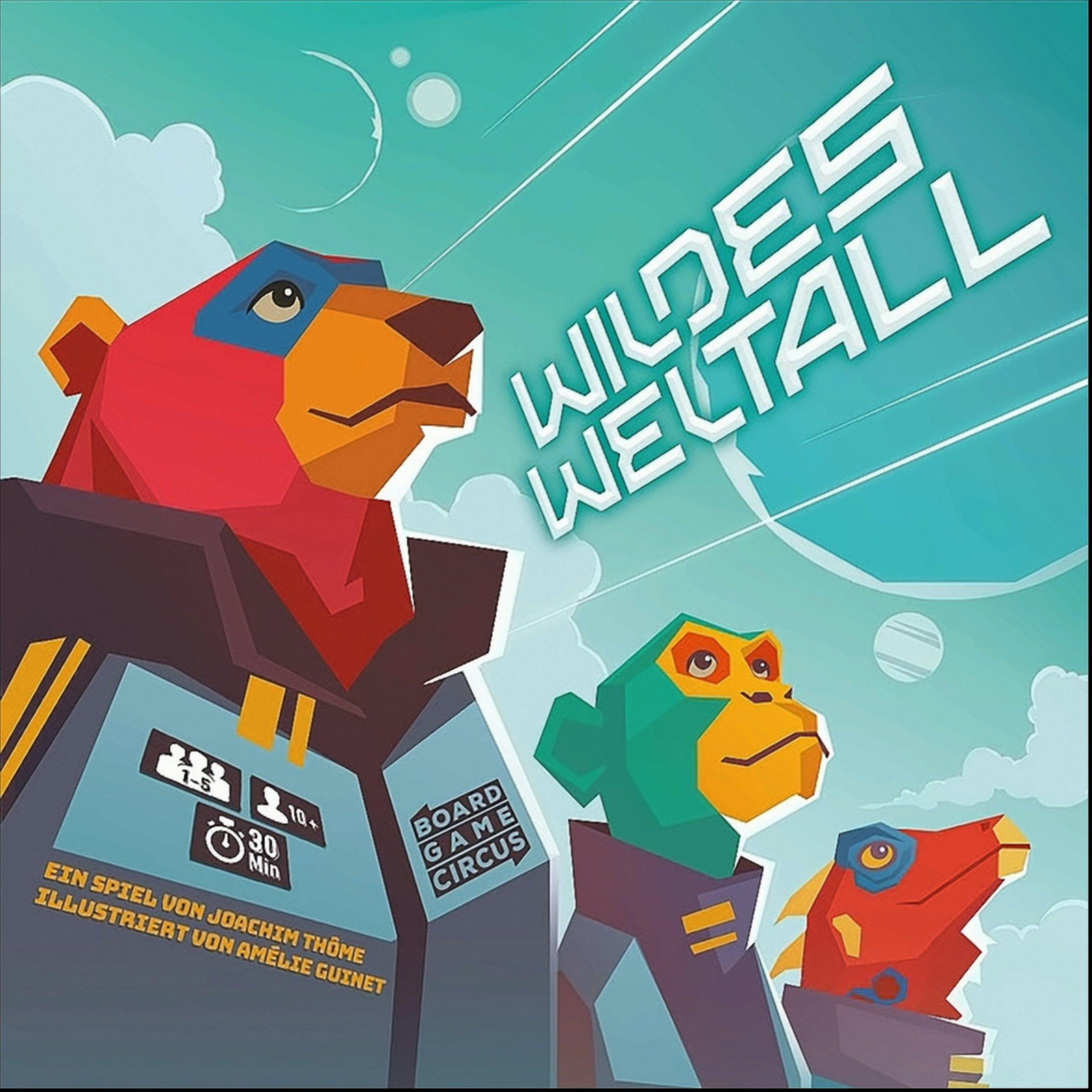 Board Game Circus Wildes Weltall Kaartspel voor 1-5 spelers vanaf 10 jaar