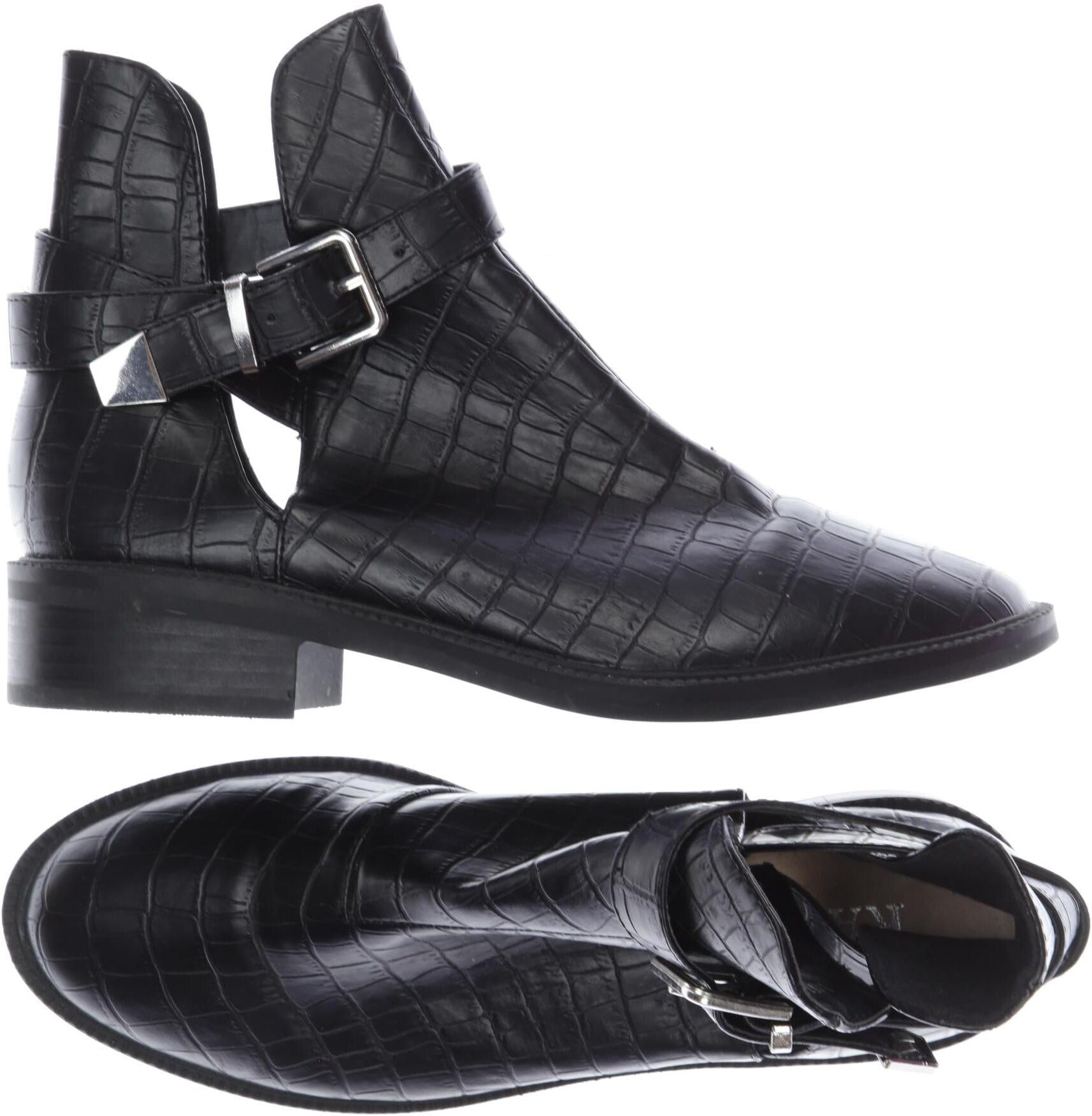 Raid Damen Stiefelette, Schwarz, Gr. EU 39, Kunstleder - Second Hand