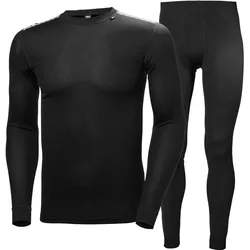 Helly Hansen, Herren, Funktionsshirt, Comfort Light Baselayer Set (L), Schwarz