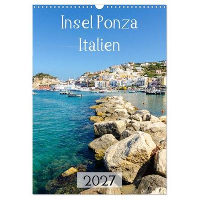 Insel Ponza - Italien (Wandkalender 2027 DIN A3 hoch), CALVENDO Monatskalender