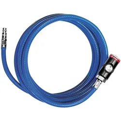 RIEGLER Schlauch Set blau 15x9mm mit Druckknopf-Kupplung 10m