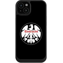 Nivocase Hülle für Apple iPhone 15 Plus Handyhülle NIVOcore Case Schwarz Eintracht Frankfurt Offizielles (Apple iPhone 15 Plus), Smartphone Hülle, Schwarz