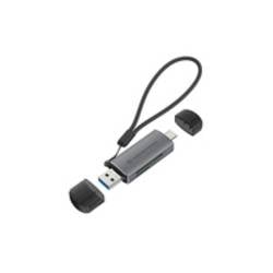 Conceptronic BIAN05G 2-in-1 Dual Plug Kartenleser USB 3.0, SD/MicroSD 3.0, UHS-I, MicroSD (TransFlash), SD, SDHC, SDXC,