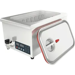 Lacor Sous-vide-Garer mit Wasserhahn, Dampfgarer + Reiskocher, Weiss