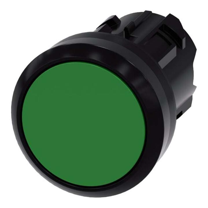 Siemens Dig.Industr. Drucktaster 22mm, rund, grün 3SU1000-0AB40-0AA0 (3SU10000AB400AA0)