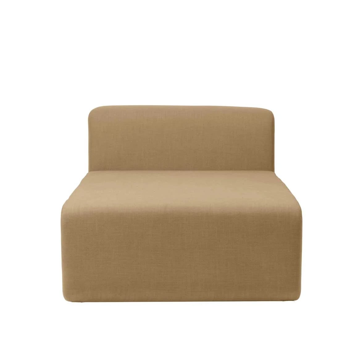 Broste Copenhagen Lagoon bank module chaise longue - oker