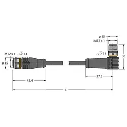 Turck Aktuator- u. Sensorleitung RKS4.5T1.5WSS4.5TTEL