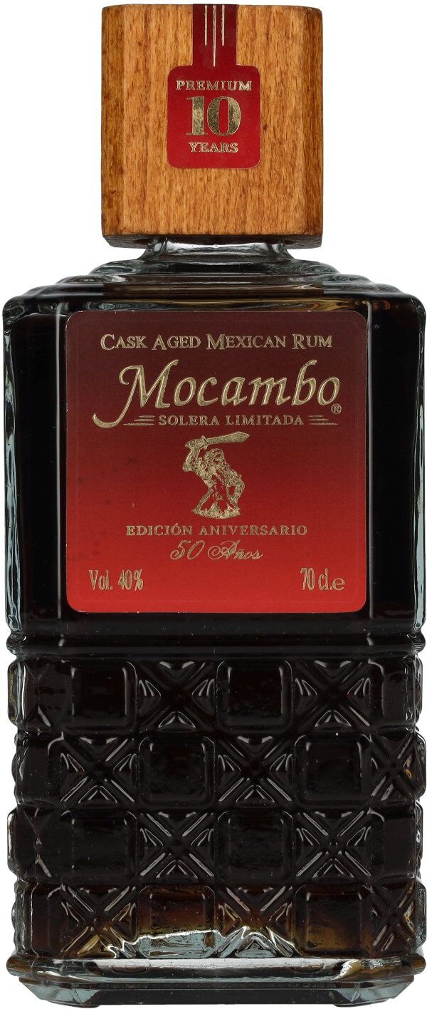 Mocambo Ron Mocambo Premium 10 Years Solera Limitada EDICIÓN ANIVERSARIO 40% Vol. 0,7l