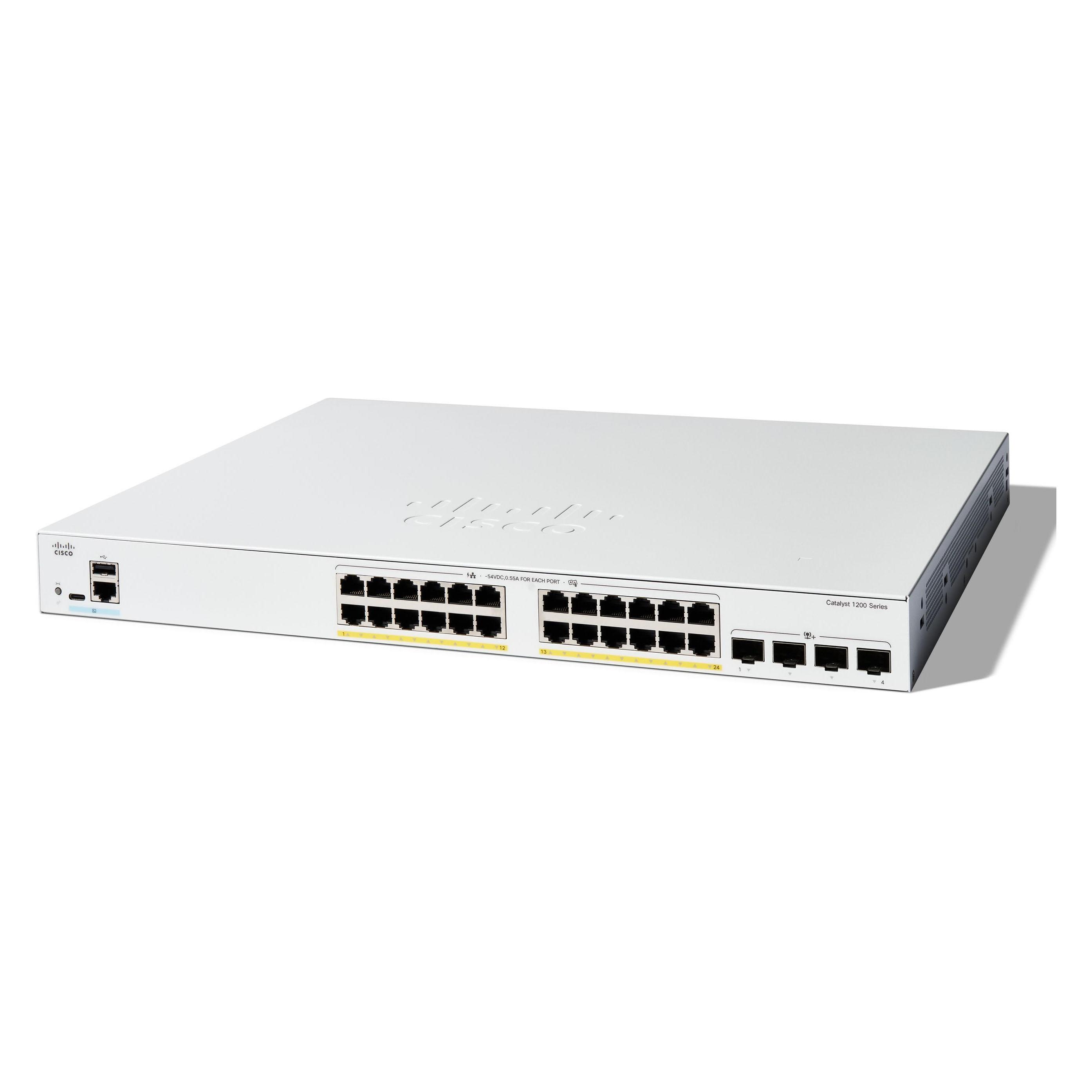 Cisco Catalyst C1200-24FP-4X WIEDERBELEBUNG (24 Ports) (C1200-24FP-4X-RF)
