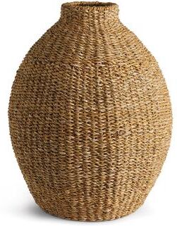 Porch & Petal Seagrass Teardrop Vase