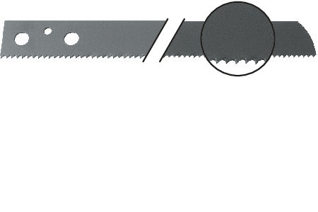 FEIN Sägeblatt, Länge 400 mm, Zahnabstand 3,2 mm, Dicke 1,5 mm 63503068004