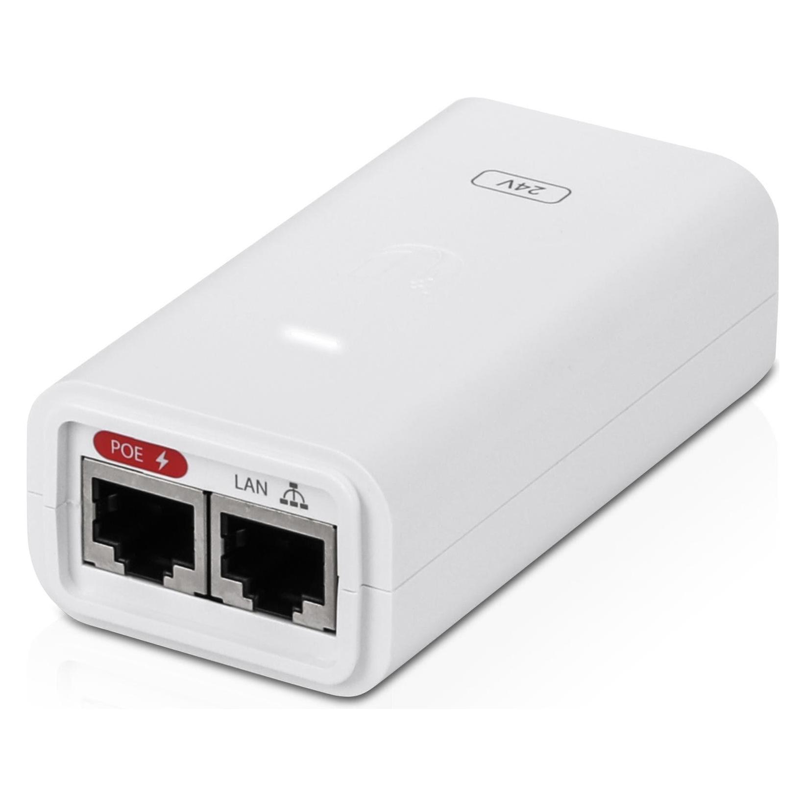 Ubiquiti POE-24-12W-WH (Passive 24V PoE-in, 12 W) (POE-24-12W-WH)