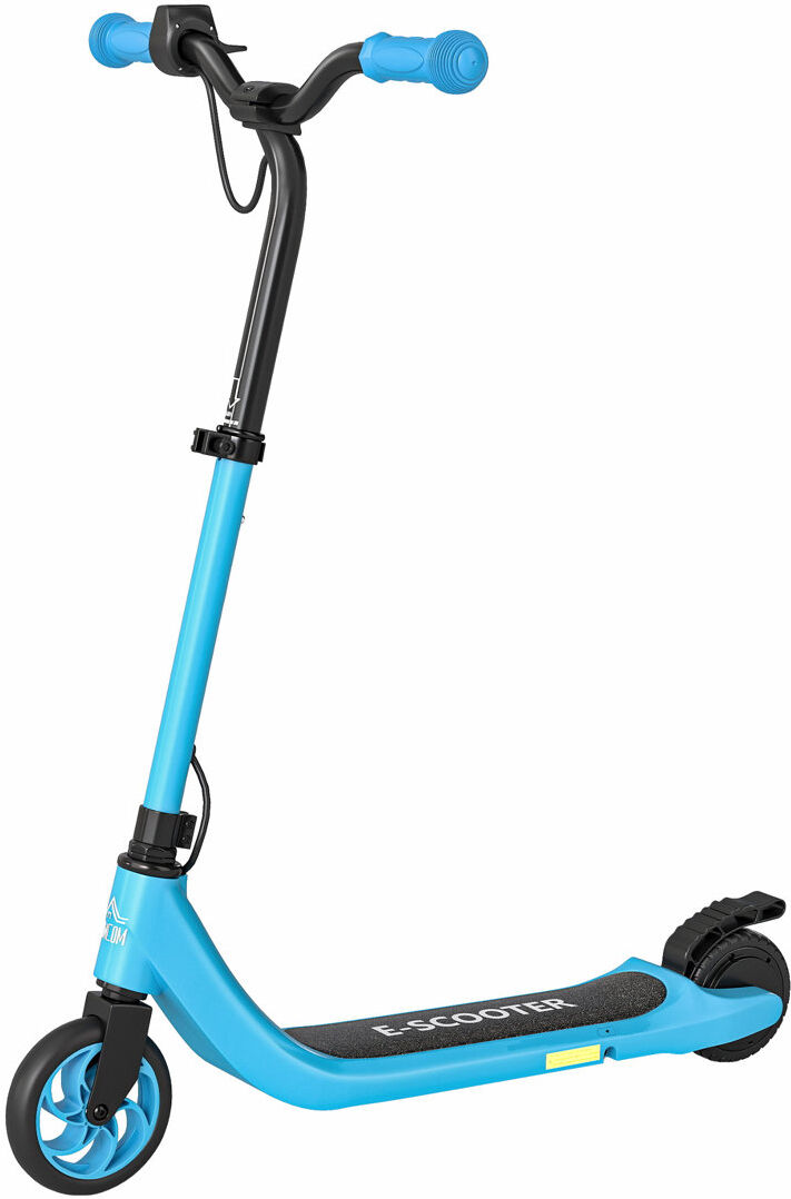 HOMCOM Electric Scooter for Kids, Up to 8 KM/H, Adjustable Height Blue