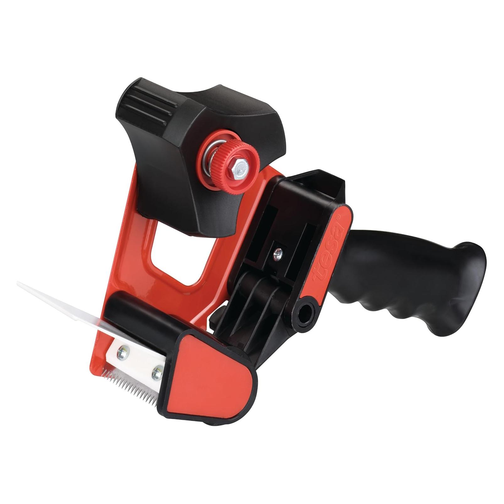 tesa tesapack CLASSIC Handabroller für Paketbänder mit bis zu 50 mm Breite (56403-00000-01)