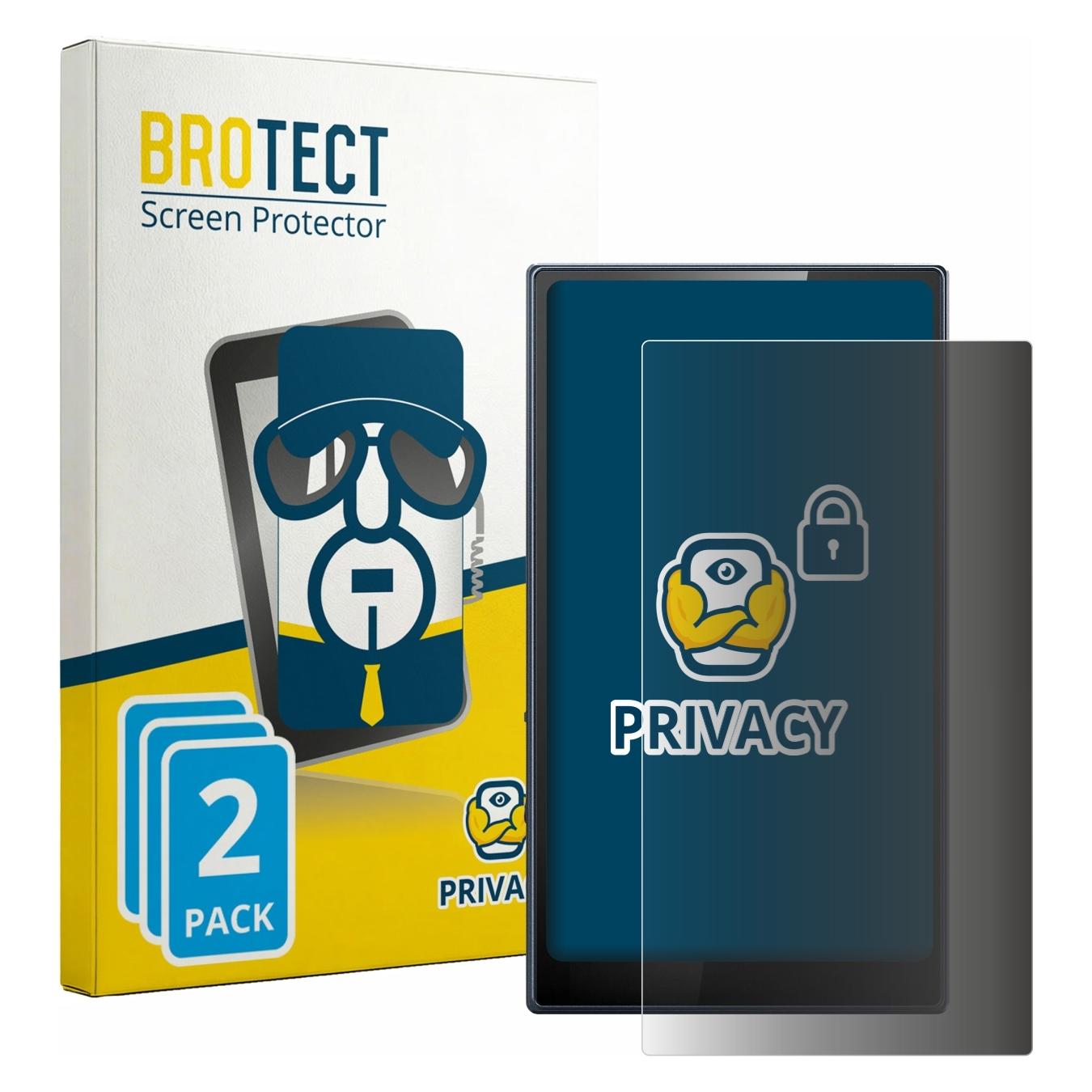 Brotect Sichtschutzfolie für FiiO M21 Anti-Spy Privacy Folie Blaulicht-Schutz (4363778)