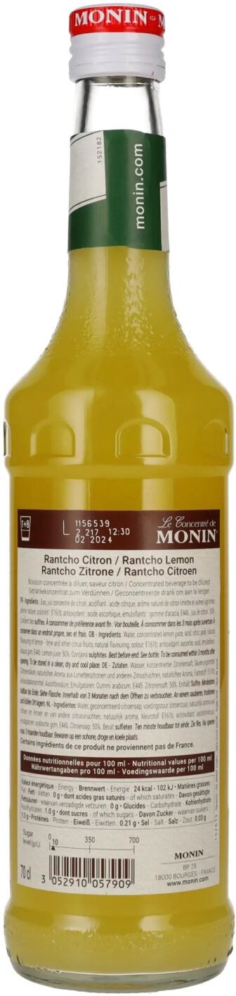 Monin Le Concentré de LEMON RANTCHO - Zitronensaft 0,7l