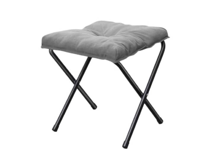 DANNMPX Sitzhocker Wohnzimmer Moderne Faltbare Fußstütze, Faltbarer Lazy Sofa Hocker Zusätzliche Sitzplätze(Grey)