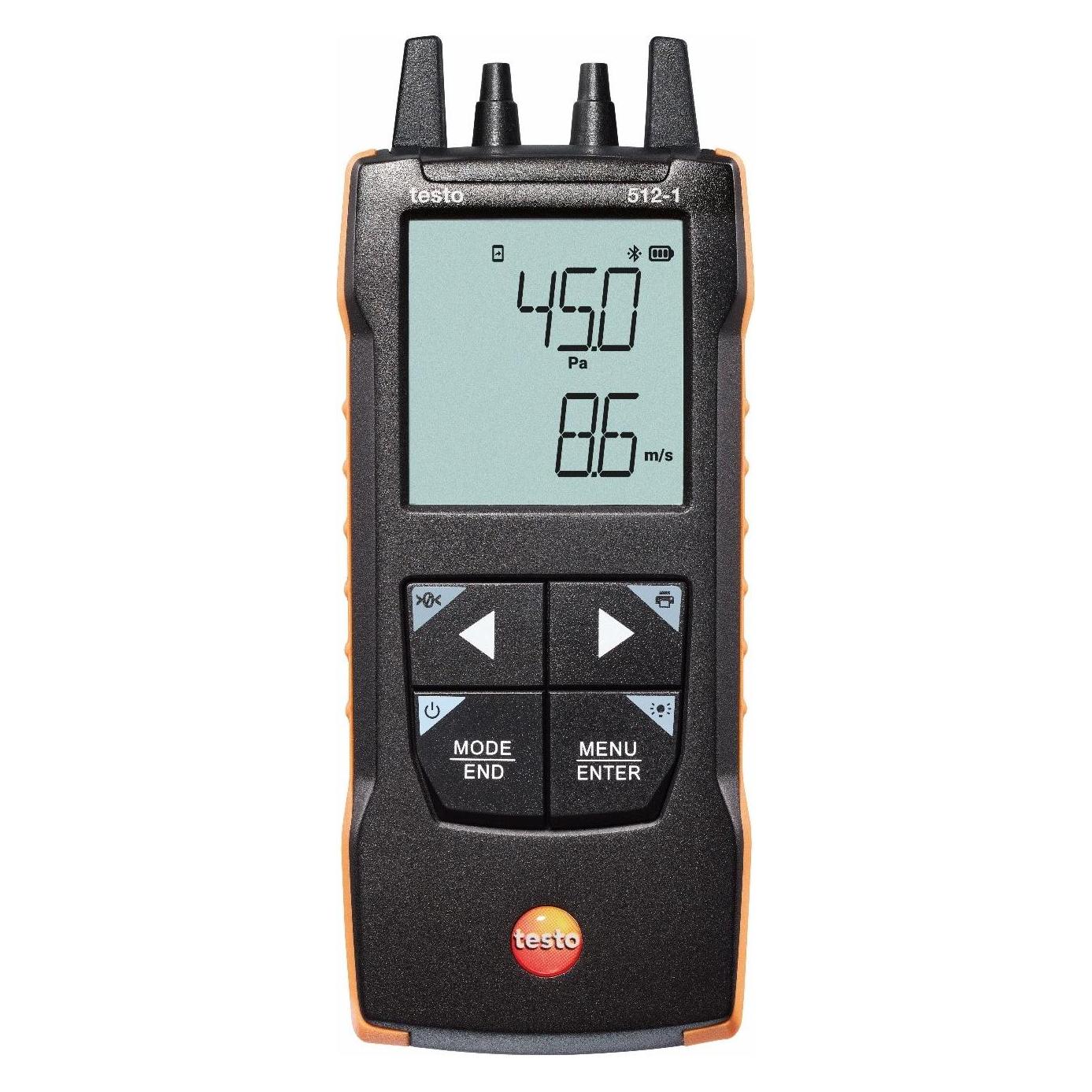 Testo 512-1 Druck-Messgerät Luftdruck 0 - 200 hPa (Druckmessgerät) (0563 1512)
