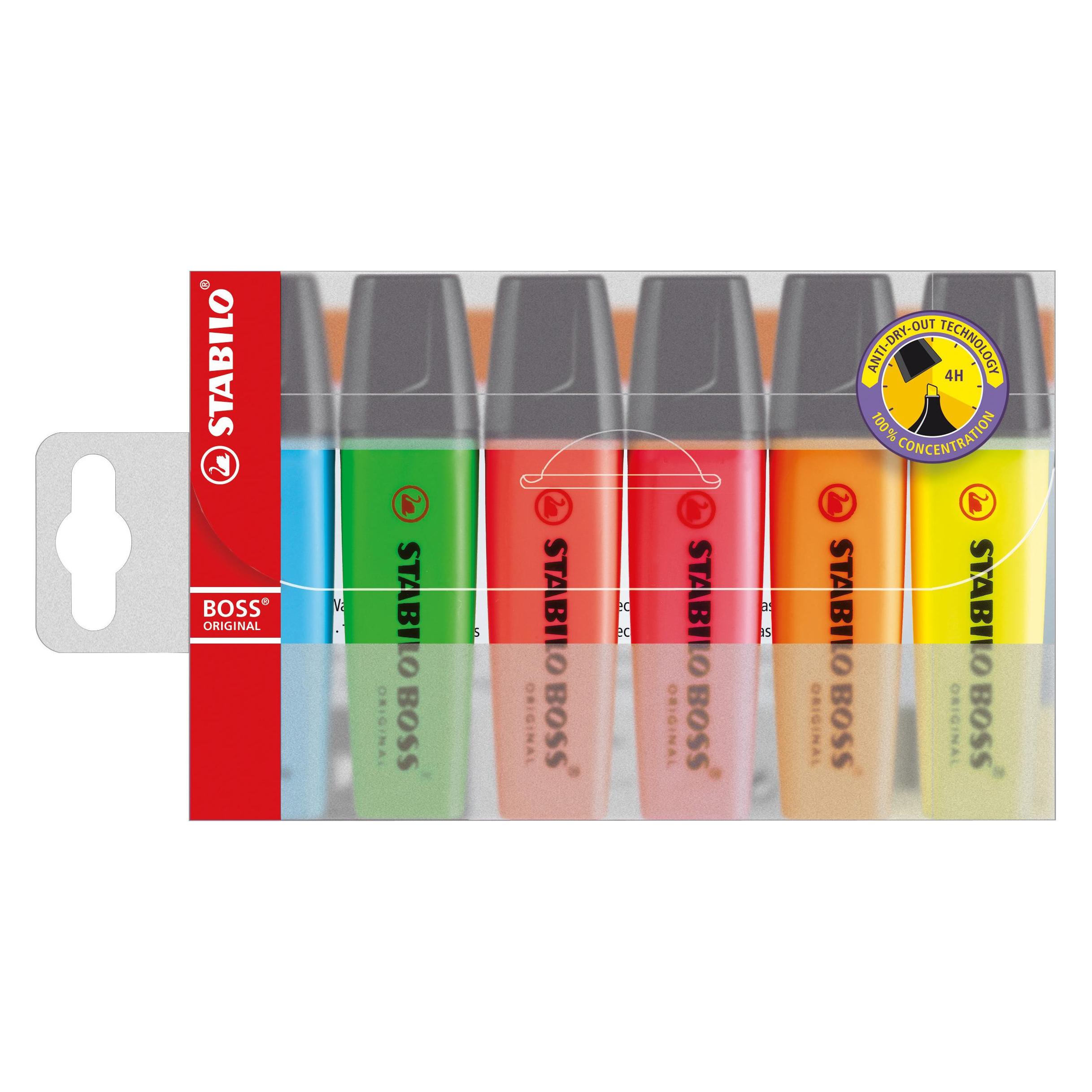Stabilo BOSS ORIGINAL Textmarker (6x) (70/6)