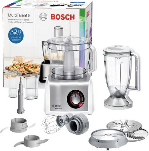 Bosch Haushalt MC812S814 Küchenmaschine 1250 W Silber, Weiß
