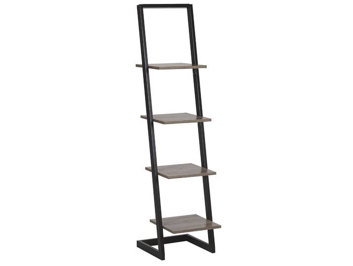 REGAL mit 4 Ebenen 143 cm Schwarz Joplin