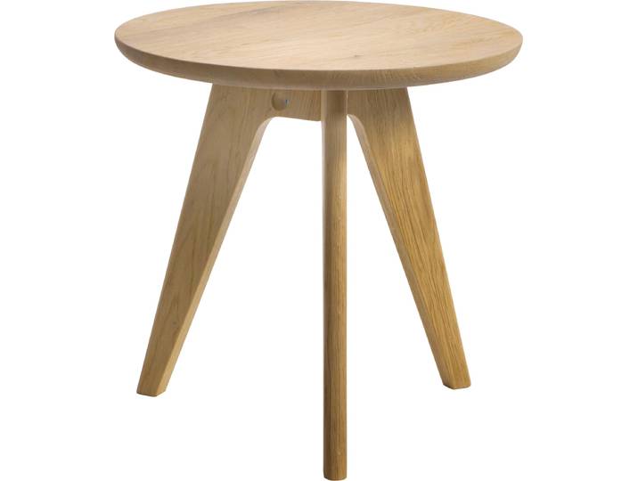 Nachttisch HASENA Circo , braun (eiche bianco), B:45cm H:44cm T:45cm, Eiche massiv, Tische, Nachttisch