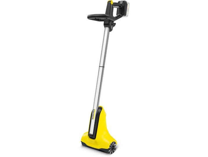 Akku-Niederdruckreiniger KÄRCHER PCL 3-18 Battery Set , gelb, B:40cm H:24cm L:77cm, Hochdruckreiniger, Akku-Niederdruckreiniger, für die Säuberung von Holz-Terrassen, mit Akku und Ladegerät