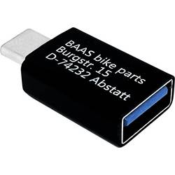 BAAS USB 3.2 Gen 2 (USB 3.1 Gen 2) Adapter [1x USB-A Buchse - 1x USB-C® Stecker] USB21