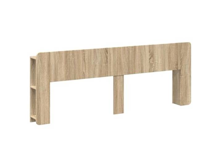 GHVBNMF Kopfteil Schrank 193,5 cm Sonoma-Eiche Holzwerkstoff Schafft praktischen Stauraum im Schlafzimmer mit offener U-Form Abstellfläche für Bücher und Dekoration.