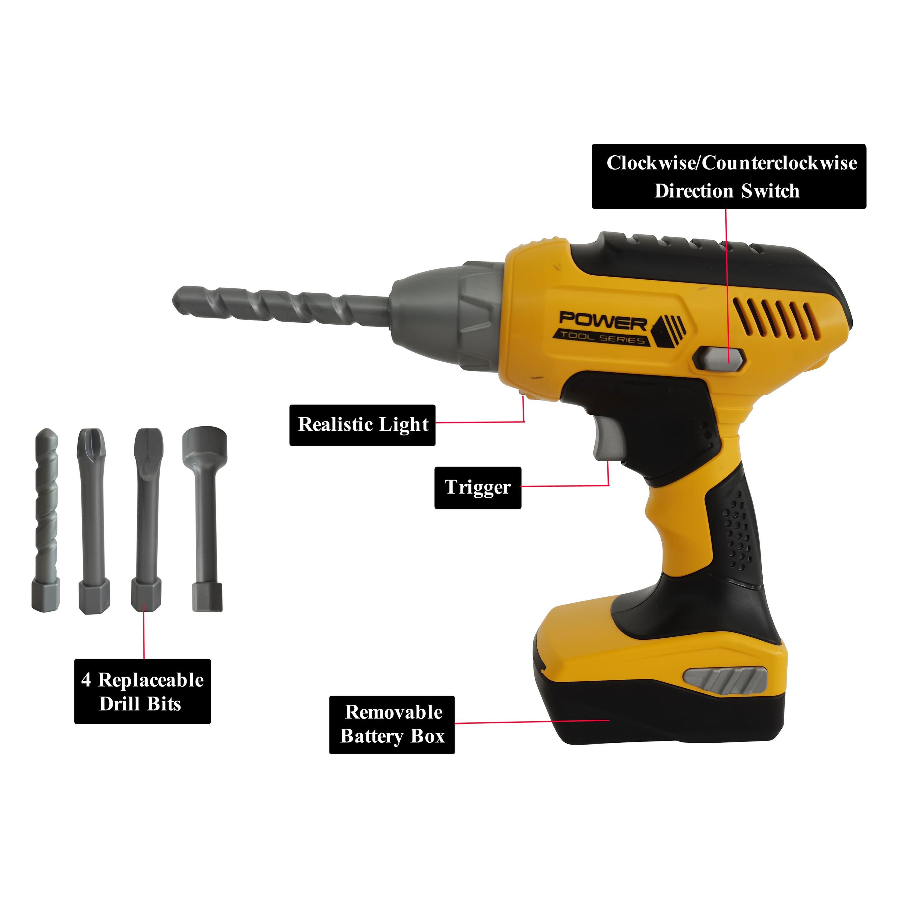 PowerX POWER X - Construction Tools 21 pcs w/ Storage Bag and B/O Drill (20358) (20358)