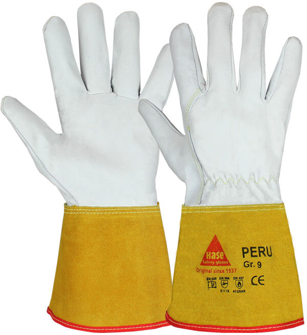 PERU Gants de protection contre la chaleur en cuir nappa Réf. 11 Hase (403835-11)