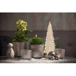 Marit Glaskübel 9cm silber