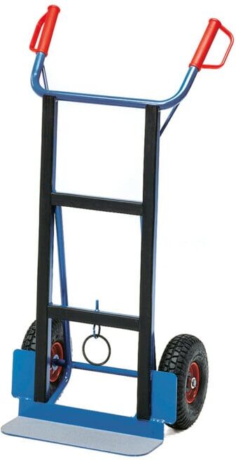 fetra Diable pour appareils 11040, capacité de charge 350kg, pelle 15x45cm, pneus gonflables (11040)