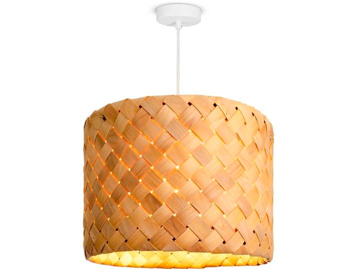 PACO HOME Pendelleuchte HUGO PD1 , weiß, 1, Ø 35cm H: 181,5cm, Leuchten, Pendelleuchte