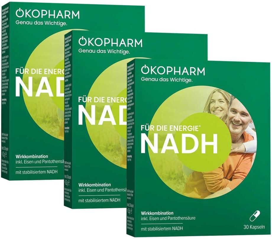 Ökopharm für die Energie NADH Kapseln 3x30stk