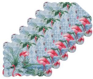 C&F Home Paradise Coast Quilted Placemat Set 6