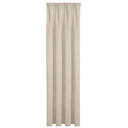 Gerster Collection Fertiggardine Feel Nature 140 x 245 cm Baumwolle Beige