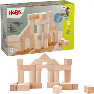 Haba Bausteine 1001071001, ab 1 Jahr, Meine ersten Bausteine natur, 26 Stück