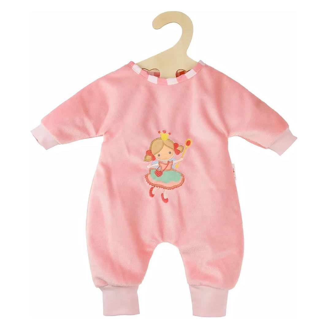 Heless Mädchen-Babypuppe mit Velours-Strampler Prinzessin Emily - 34 cm (54037)