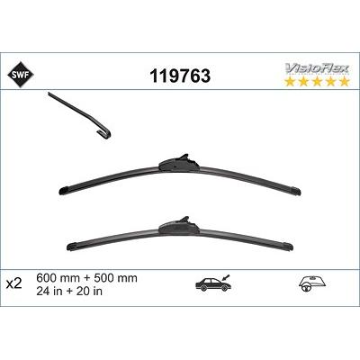Swf Wischblatt [Hersteller-Nr. 119763] für Renault