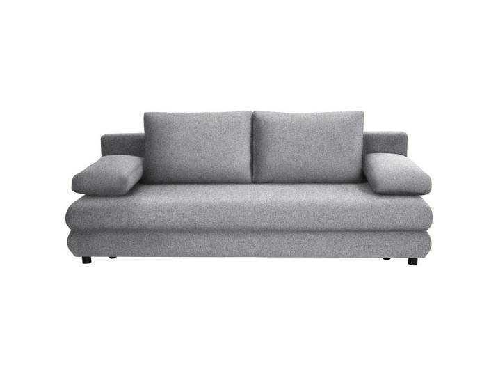 Xora Schlafsofa Taras, Hellgrau, Kunststoff, 2-Sitzer, Füllung: Schaumstoff, 197x77x81 cm, Stoffauswahl, Wohnzimmer, Sofas & Couches, Schlafsofas, Schlafsofas mit Bettkasten