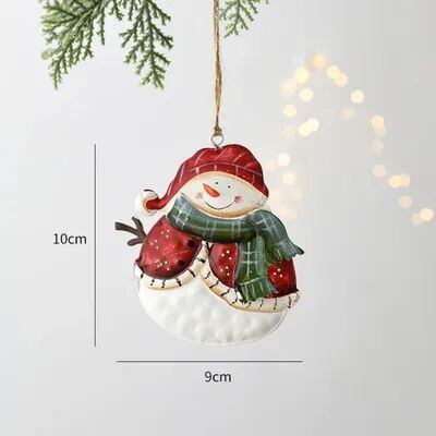 Discount Dollar Deals Christmas Hanging Decoration, Nordic Angel Cartoon Soldiers Ornaments, Double Sided Iron Art Tree Drop DIY Holiday Decor a01