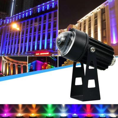 Inspire Curations LumaBeam 3W RGB Outdoor LED Wall Spotlight IP66 Waterproof Landscape Garden Light green