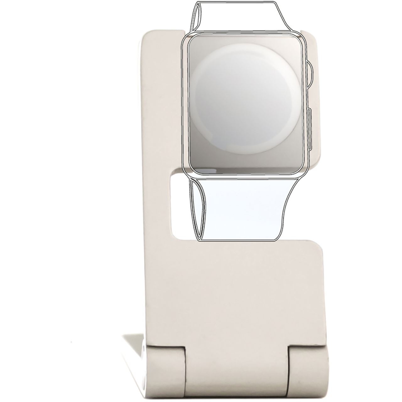 Ultron mit Stand 2 Apple Watch Halterung , Alu