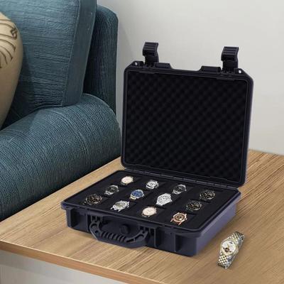 Drop Dash Deals Premium Travel Watch Storage Case Durable Watch Display Box Organizer Premium Travel Watch Storage Case Durable Watch Display Box Organizer