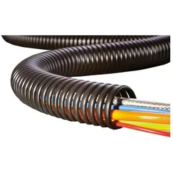 HellermannTyton, Kabelschutz + Kabelführung, Spiralschlauch schwarz 1 Meter SPS40 (Kabelspiralschlauch, 100 cm)