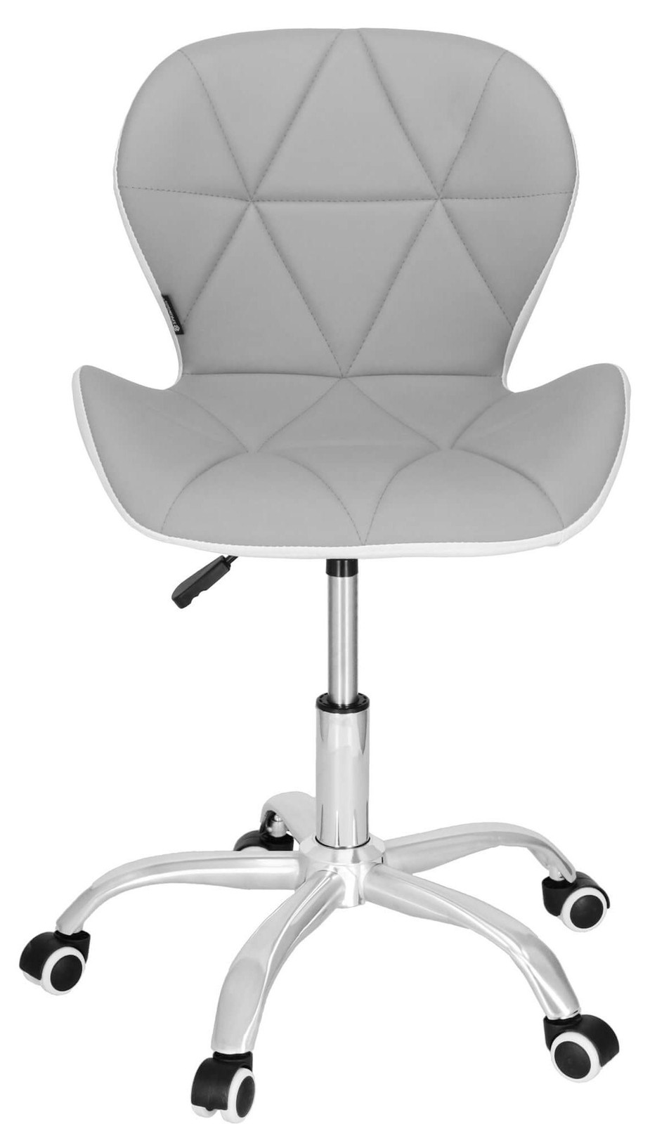 Springos Ergonomische Bureaustoel - Draaibaar - Grijs/Wit